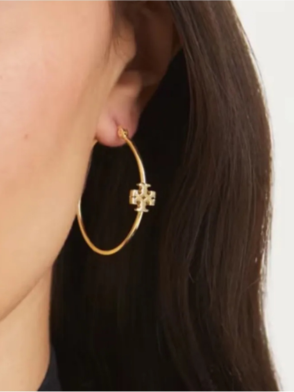 NWOT Tory Burch Eleanor Hoop Earring